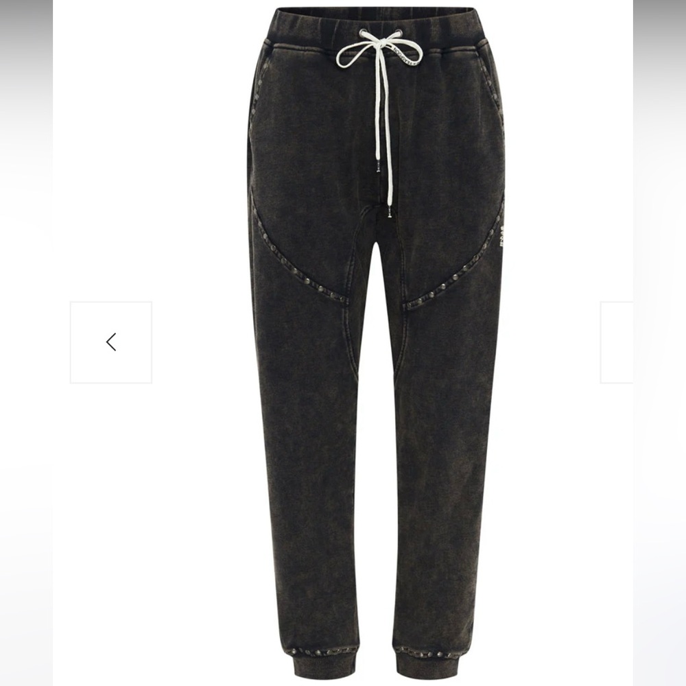 One Teaspoon Charcoal Studded Trackpants